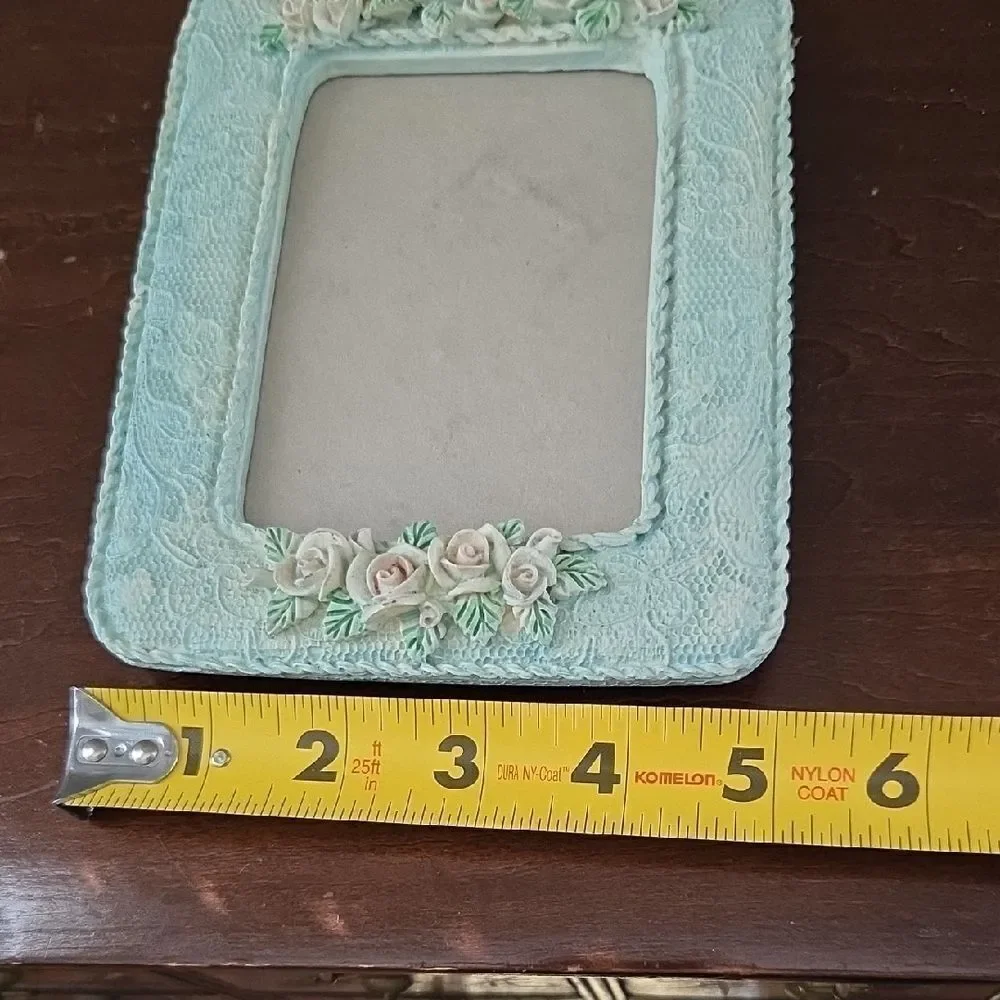 Floral Green Picture Frame